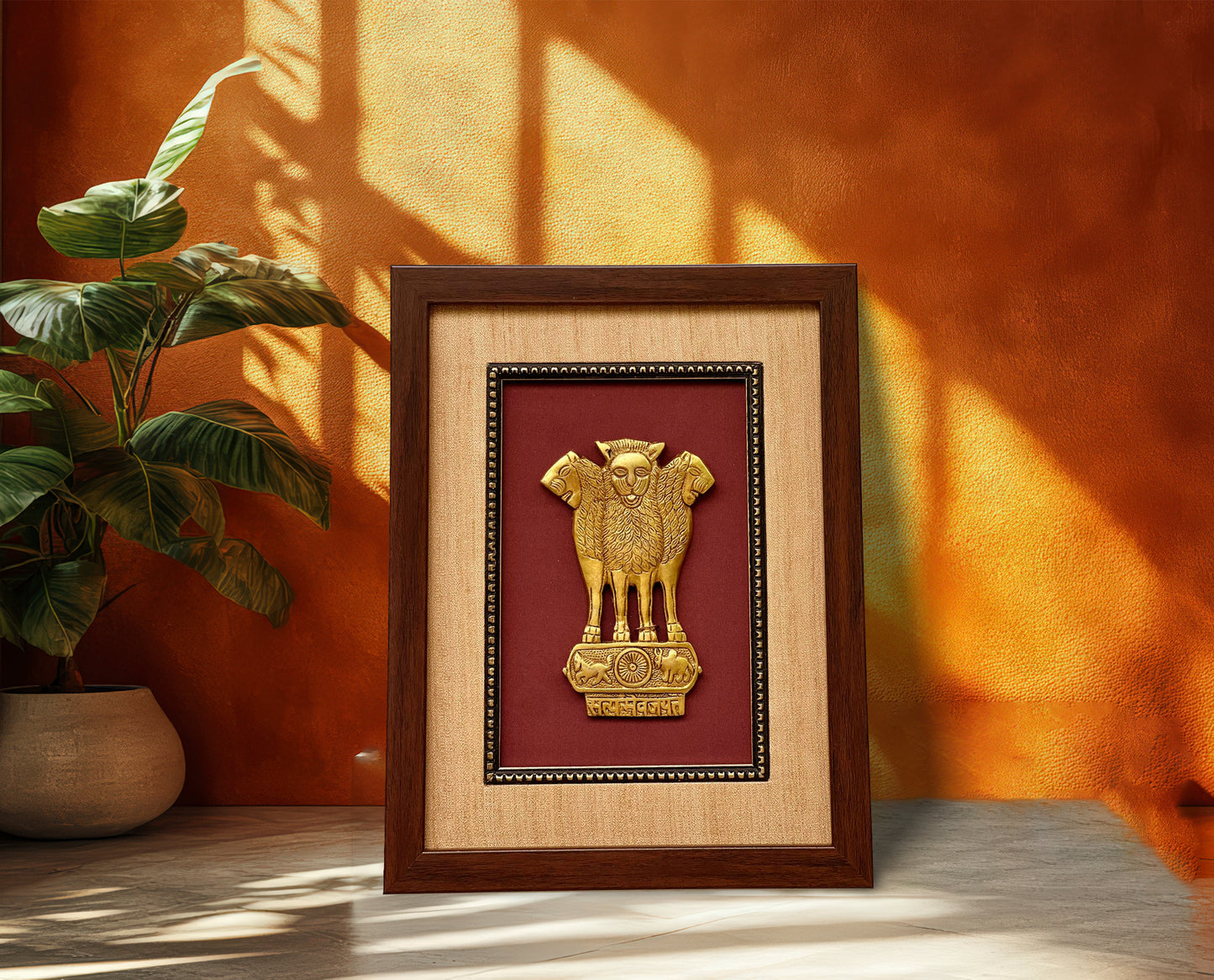 Ashoka Pillar Brass Emblem