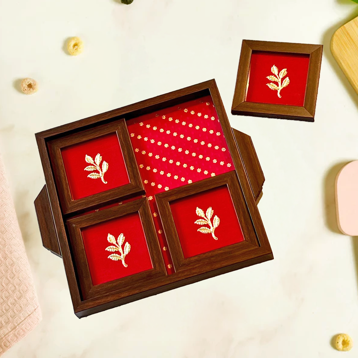 Timeless Treasure Set with coasters