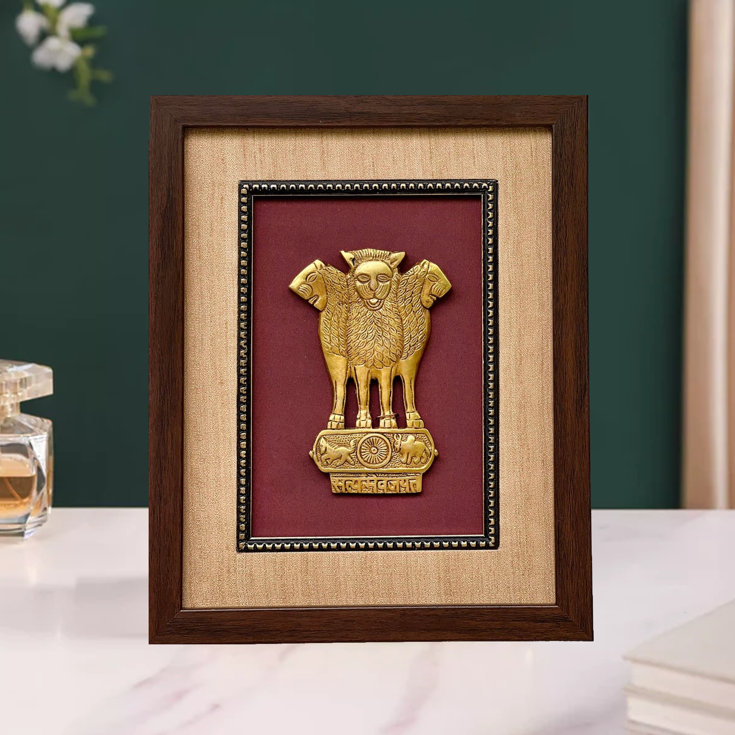 Ashoka Pillar Brass Emblem