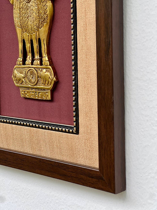 Ashoka Pillar Brass Emblem