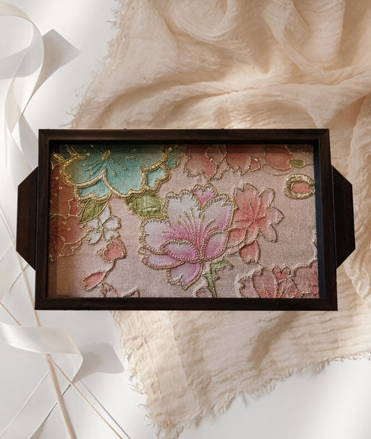 Glow & Gifted Tray with Potli, Dry Fruits & Diya