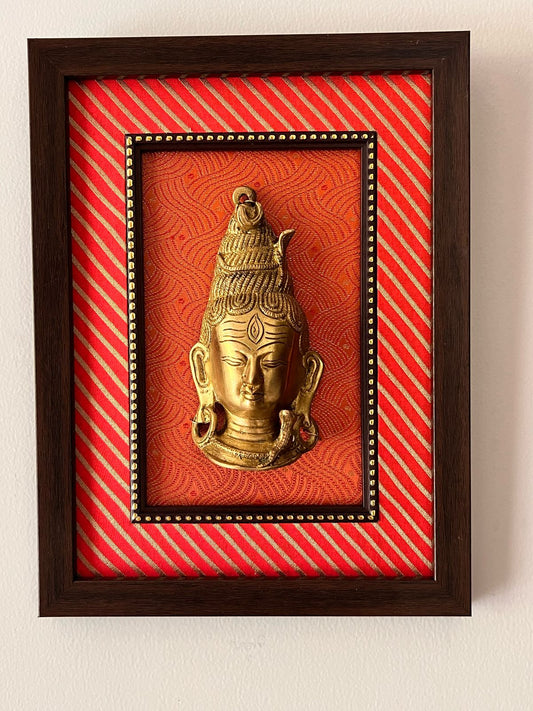 Eternal Shiva Brass Wall Decor
