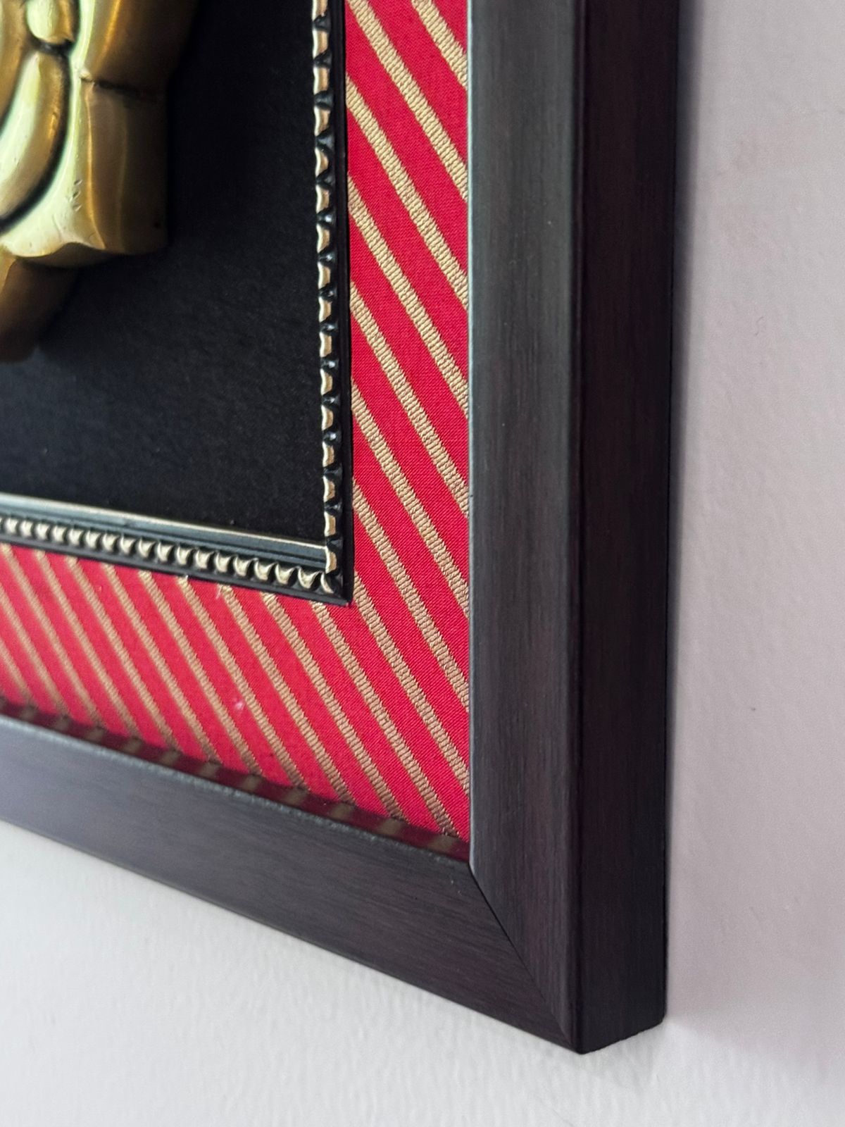 Framed Golden Ganesha Wall Décor