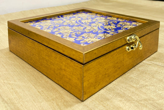 Embroidery Box Blue (8x8)