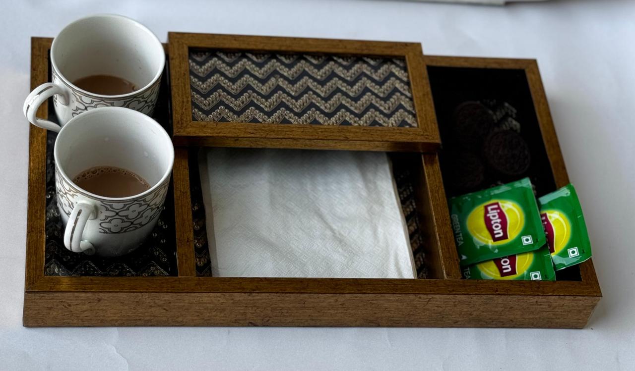 Tissue Cutlery Combo Set - Three in One