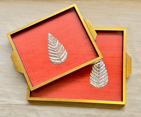 Scarlet Elegance Tray Set