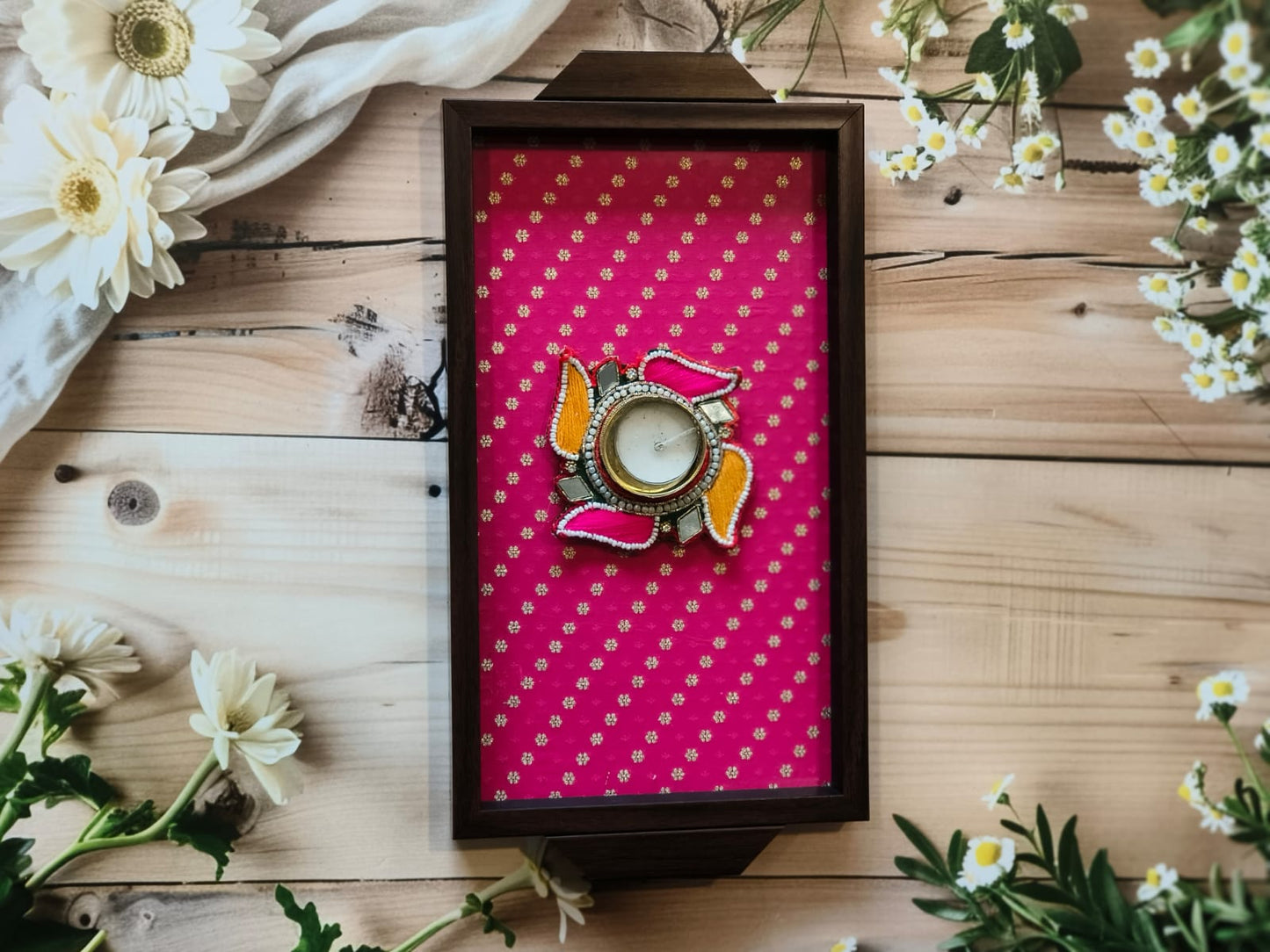 Rangrez Tray with Diya