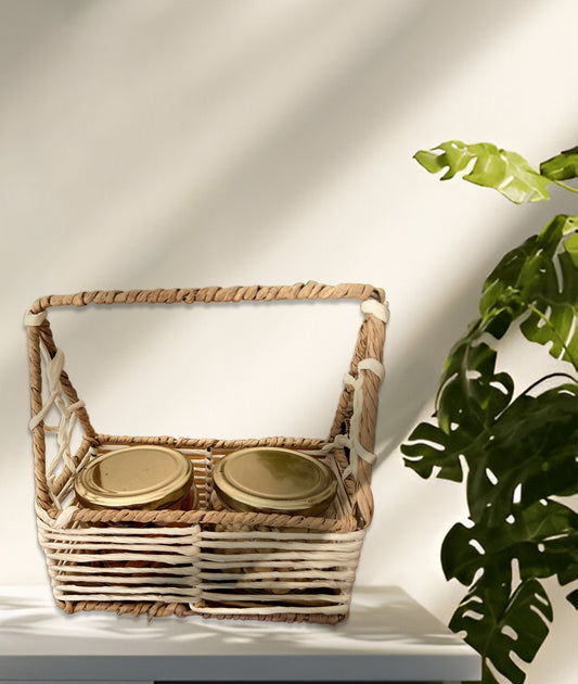 Basket with Jars