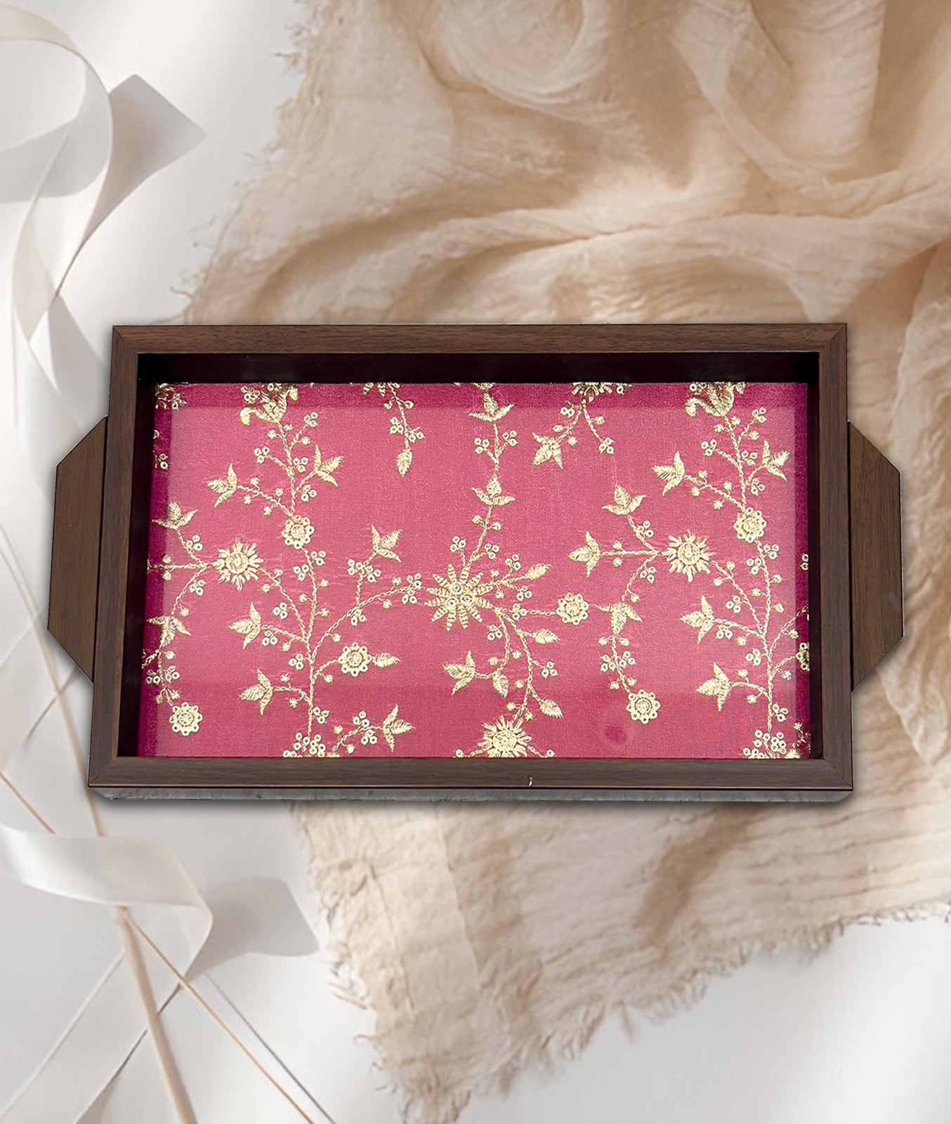 GULABI NOOR TRAY (7*12 INCHES)