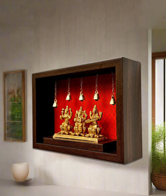 Goddess Laxmi, Ganesh and Saraswati