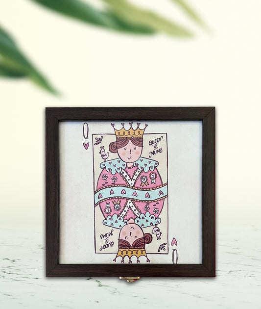 Queen of Hearts Box (8×8 inch)