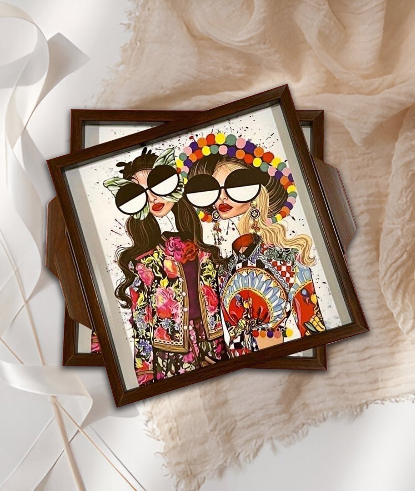 Soul Sisters Tray (8×8 inch)