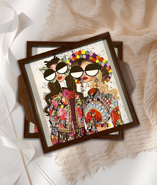 Soul Sisters Tray (8×8 inch)