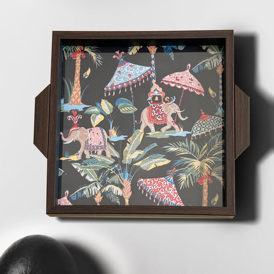 Digital Print  Elephant Tray