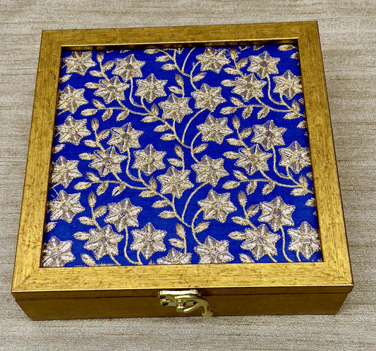 Embroidery Box Blue (8x8)