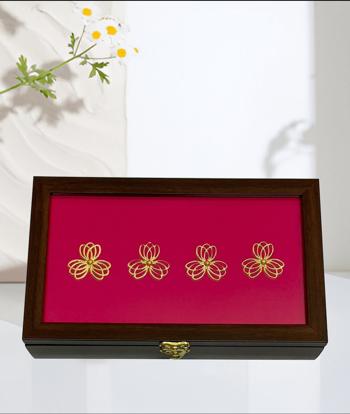 Elegant Metal Motif Box