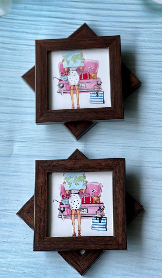 Digital Printed Coasters  (Set of 4)
