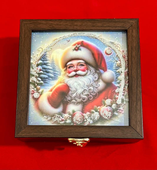 classic santa christmas box